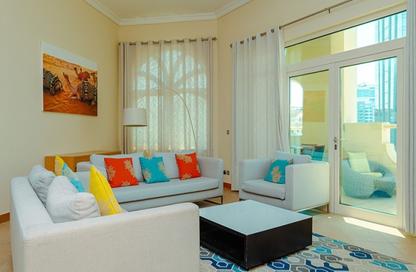 Apartment - 2 - 3 for rent in Al Das - Shoreline Apartments - Palm Jumeirah - Dubai