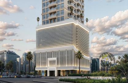 Apartment - 1 Bedroom - 2 Bathrooms for sale in Tower C1 - Ajman Pearl Towers - Ajman Downtown - Ajman