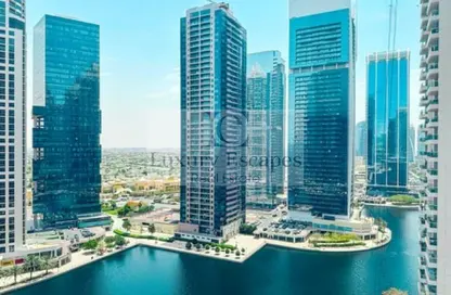شقة - 1 حمام للايجار في خور الجميرا 1 - أبراج خور الجميرا - (JLT) مجمع X - أبراج بحيرات الجميرا - دبي