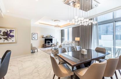 Apartment - 3 - 4 for rent in The Address Residence Fountain Views 1 - The Address Residence Fountain Views - Downtown Dubai - Dubai
