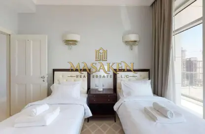 شقة - 2 غرف نوم - 3 حمامات للايجار في برج ميسان 3 - أبراج ميسان - دبي لاند - دبي