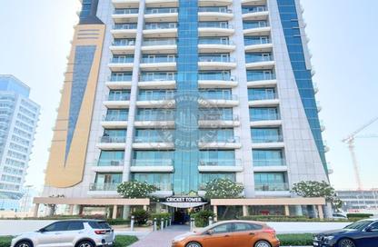 Apartment - Studio - 1 Bathroom for rent in Cricket Tower - Dubai Sports City - Dubai