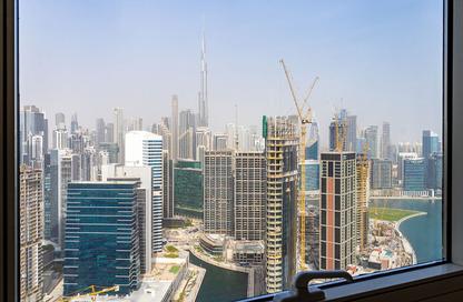 Office Space - Studio - 1 for rent in Churchill Executive Tower - Churchill Towers - Business Bay - Dubai