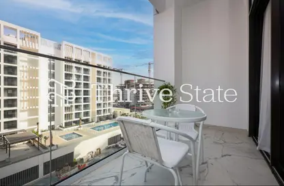 Apartment - Studio - 1 Bathroom for rent in Azizi Riviera 63 - AZIZI Riviera - Meydan One - Meydan - Dubai