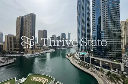 شقة - غرفة نوم - 2 حمامات للبيع في برج كنتننتال - دبي مارينا - دبي