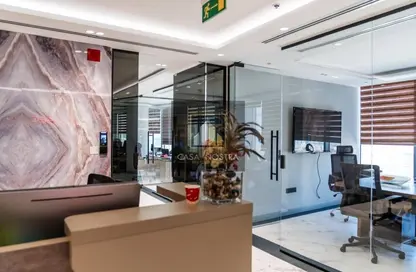 Office Space - Studio - 1 Bathroom for rent in I Rise Tower - Barsha Heights (Tecom) - Dubai
