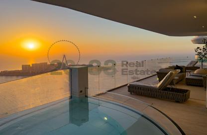 Apartment - 3 - 4 for rent in sensoria at Five Luxe - Jumeirah Beach Residence - Dubai