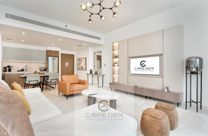 شقة - غرفة نوم - 1 حمام للايجار في برج Beach Isle 2 - بيتش آيل - إعمار بيتشفرونت - دبي هاربور - دبي شقة - غرفة نوم - 1 حمام للايجار في برج Beach Isle 2 - بيتش آيل - إعمار بيتشفرونت - دبي هاربور - دبي
