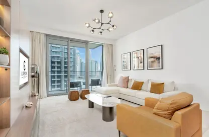 Apartment - 1 Bedroom - 1 Bathroom for rent in Beach Isle Tower 2 - Beach Isle - EMAAR Beachfront - Dubai Harbour - Dubai