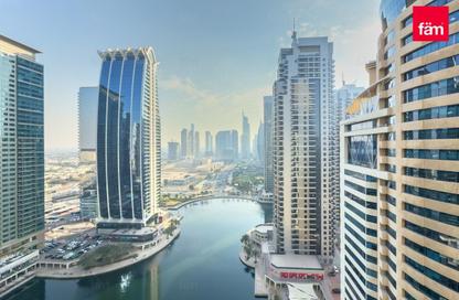 Office Space - Studio - 2 Bathrooms for rent in One Lake Plaza - JLT Cluster T - Jumeirah Lake Towers - Dubai
