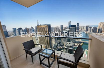 شقة - 2 غرف نوم - 1 حمام للايجار في جي دبليو ماريوت هوتيل مارينا - دبي مارينا - دبي