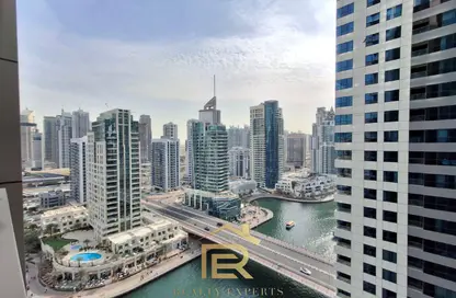 شقة - غرفة نوم - 2 حمامات للايجار في No.9 - دبي مارينا - دبي