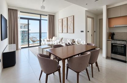 Apartment - 1 - 1 for rent in Marina Vista Tower 2 - Marina Vista - Emaar Beachfront - Dubai Harbour - Dubai