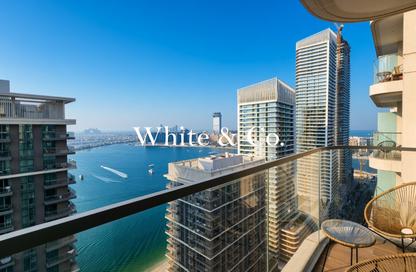 Apartment - 1 - 1 for rent in Marina Vista Tower 2 - Marina Vista - Emaar Beachfront - Dubai Harbour - Dubai