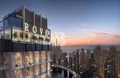 Apartment - 1 Bedroom - 2 Bathrooms for sale in Rove Home Dubai Marina - Dubai Marina - Dubai
