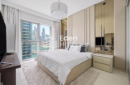 Apartment - 1 Bedroom - 1 Bathroom for rent in Beach Isle Tower 1 - Beach Isle - Emaar Beachfront - Dubai Harbour - Dubai