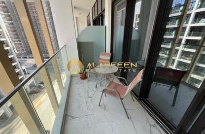 Apartment - Studio - 1 Bathroom for rent in Azizi Riviera 63 - Azizi Riviera - Meydan One - Meydan - Dubai