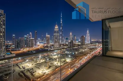 شقة - غرفة نوم - 2 حمامات للايجار في برج تيارا الشرقي - الخليج التجاري - دبي