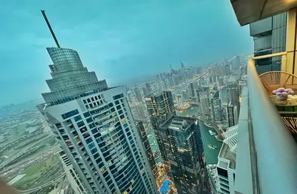 Apartment - 1 Bedroom - 2 Bathrooms for rent in Princess Tower - Dubai Marina - Dubai