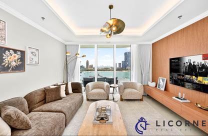 Apartment - 2 Bedrooms - 2 Bathrooms for rent in Palace Beach Residence Tower 2 - Palace Beach Residence - EMAAR Beachfront - Dubai Harbour - Dubai