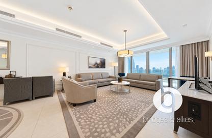 Apartment - 2 - 3 for rent in Kempinski Blvd (The address Blvd) - Downtown Dubai - Dubai