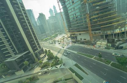 Office Space - Studio - 2 Bathrooms for rent in The Binary Tower - Business Bay - Dubai