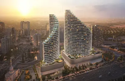 Apartment - 1 Bedroom - 2 Bathrooms for sale in Binghatti Skyflame 2 - Binghatti Skyflame - Majan - Dubai Land - Dubai