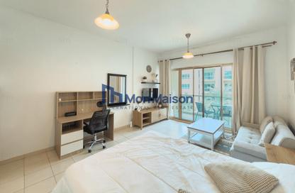 Apartment - Studio - 1 Bathroom for rent in Al Ghozlan 1 - Al Ghozlan - Greens - Dubai Apartment - Studio - 1 Bathroom for rent in Al Ghozlan 1 - Al Ghozlan - Greens - Dubai