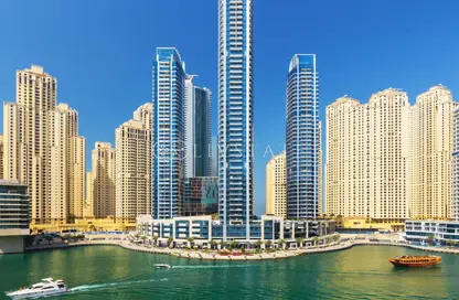 Apartment - Studio - 1 Bathroom for rent in Central Tower - Bay Central - Dubai Marina - Dubai