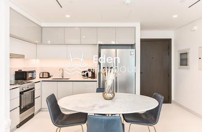 Apartment - 2 - 2 for rent in Marina Vista Tower 2 - Marina Vista - Emaar Beachfront - Dubai Harbour - Dubai