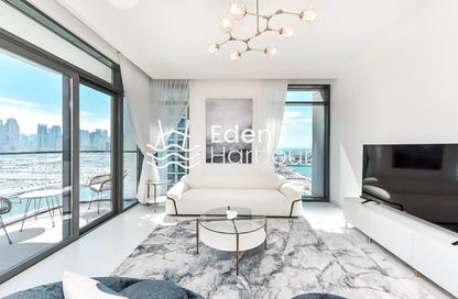 Apartment - 2 - 2 for rent in Marina Vista Tower 2 - Marina Vista - Emaar Beachfront - Dubai Harbour - Dubai