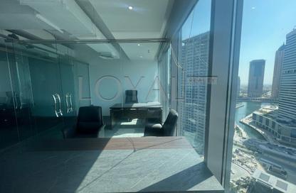 Office Space - Studio - 1 Bathroom for rent in The Binary Tower - Business Bay - Dubai