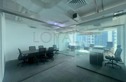 Office Space - Studio - 1 Bathroom for rent in The Binary Tower - Business Bay - Dubai