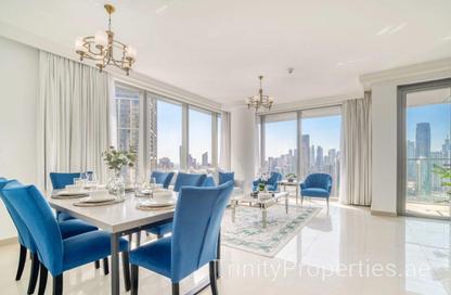 Apartment - 2 Bedrooms - 3 Bathrooms for rent in Boulevard Point - Downtown Dubai - Dubai