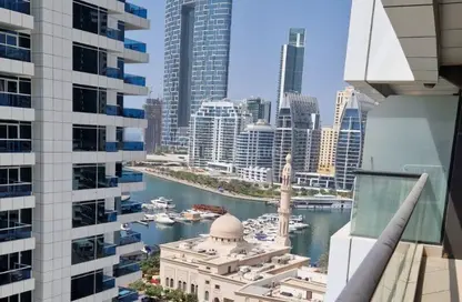 شقة - 2 غرف نوم - 2 حمامات للايجار في برج إسكان - دبي مارينا - دبي