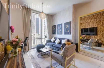 شقة - غرفة نوم - 2 حمامات للايجار في آمنة - مدينة الحبتور - الخليج التجاري - دبي