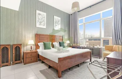 شقة - غرفة نوم - 2 حمامات للايجار في مارينا فيو  A برج - مارينا فيو - دبي مارينا - دبي