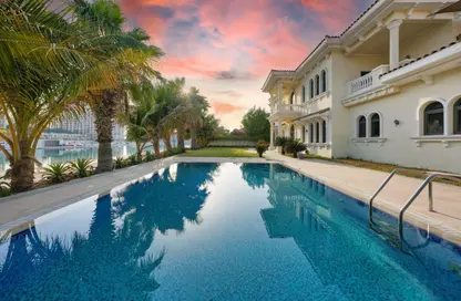 Villa - 6 Bedrooms - 7 Bathrooms for rent in Signature Villas Frond A - Signature Villas - Palm Jumeirah - Dubai