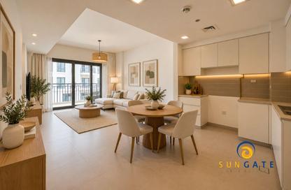 Apartment - 2 - 2 for rent in Hayat Boulevard 1A - Hayat Boulevard 1 - Hayat Boulevard - Town Square - Dubai