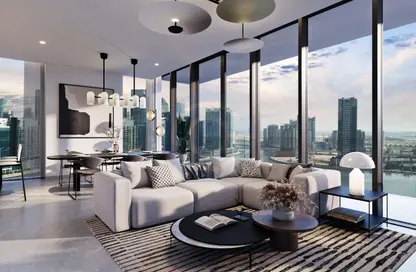 Apartment - 1 Bedroom - 1 Bathroom for sale in Peninsula Four - Peninsula - Business Bay - Dubai
