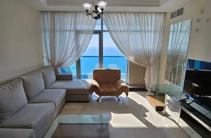 Apartment - 3 Bedrooms - 3 Bathrooms for rent in Ajman Corniche Residences - Ajman Corniche Road - Ajman