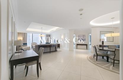 Apartment - 2 - 3 for rent in Kempinski Blvd (The address Blvd) - Downtown Dubai - Dubai