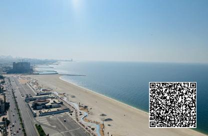 Apartment - 2 - 2 for rent in Ajman Corniche Residences - Ajman Corniche Road - Ajman