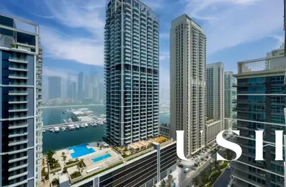 Apartment - 1 Bedroom - 1 Bathroom for sale in Grand Bleu Tower 2 - EMAAR Beachfront - Dubai Harbour - Dubai