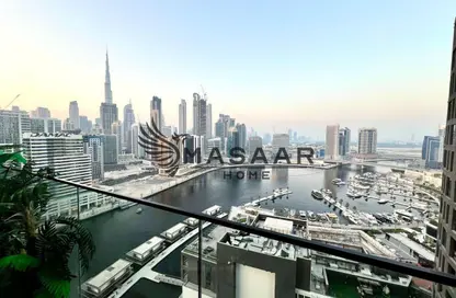 شقة - غرفة نوم - 2 حمامات للايجار في بن غاطي كانال - الخليج التجاري - دبي