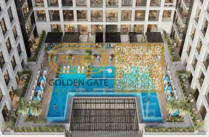 شقة - غرفة نوم - 2 حمامات للبيع في برج موجان - طريق كورنيش عجمان - عجمان