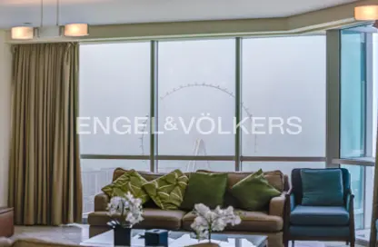 Apartment - 4 Bedrooms - 5 Bathrooms for rent in Al Fattan Marine Tower - Al Fattan Marine Towers - Jumeirah Beach Residence - Dubai