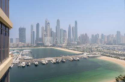 Apartment - 2 - 2 for rent in Marina Vista Tower 2 - Marina Vista - Emaar Beachfront - Dubai Harbour - Dubai