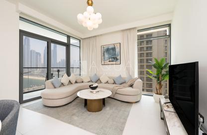 Apartment - 2 - 2 for rent in Marina Vista Tower 2 - Marina Vista - Emaar Beachfront - Dubai Harbour - Dubai
