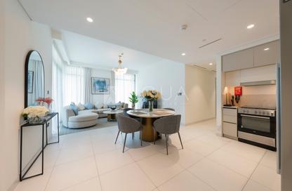 Apartment - 2 - 2 for rent in Marina Vista Tower 2 - Marina Vista - Emaar Beachfront - Dubai Harbour - Dubai
